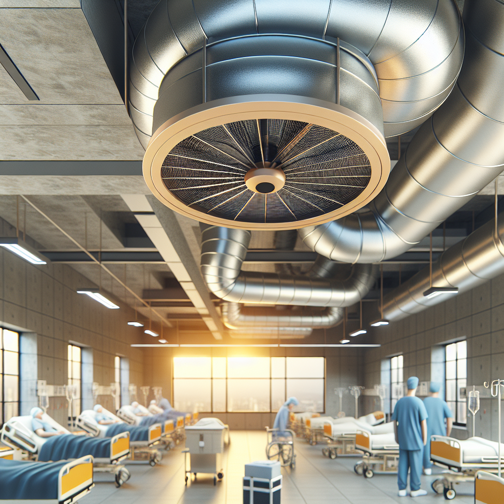 Como garantir ventilação adequada em hospitais?