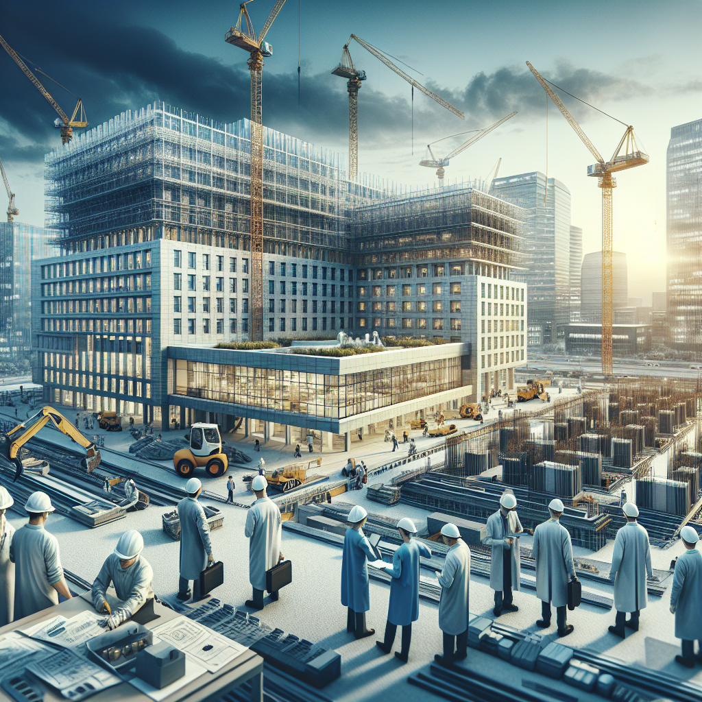 construtora obra hospitalar