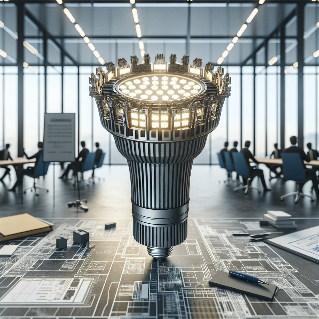 iluminação LED corporativa