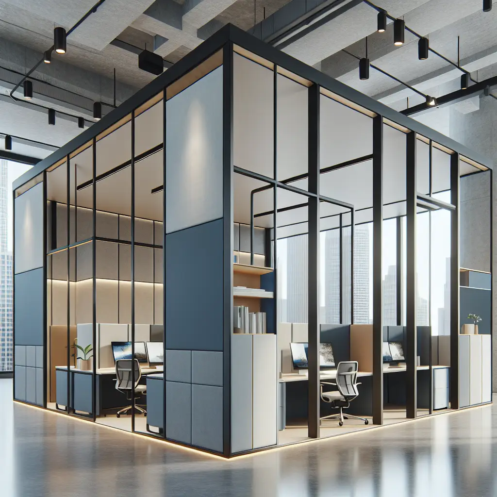 divisórias modulares escritório