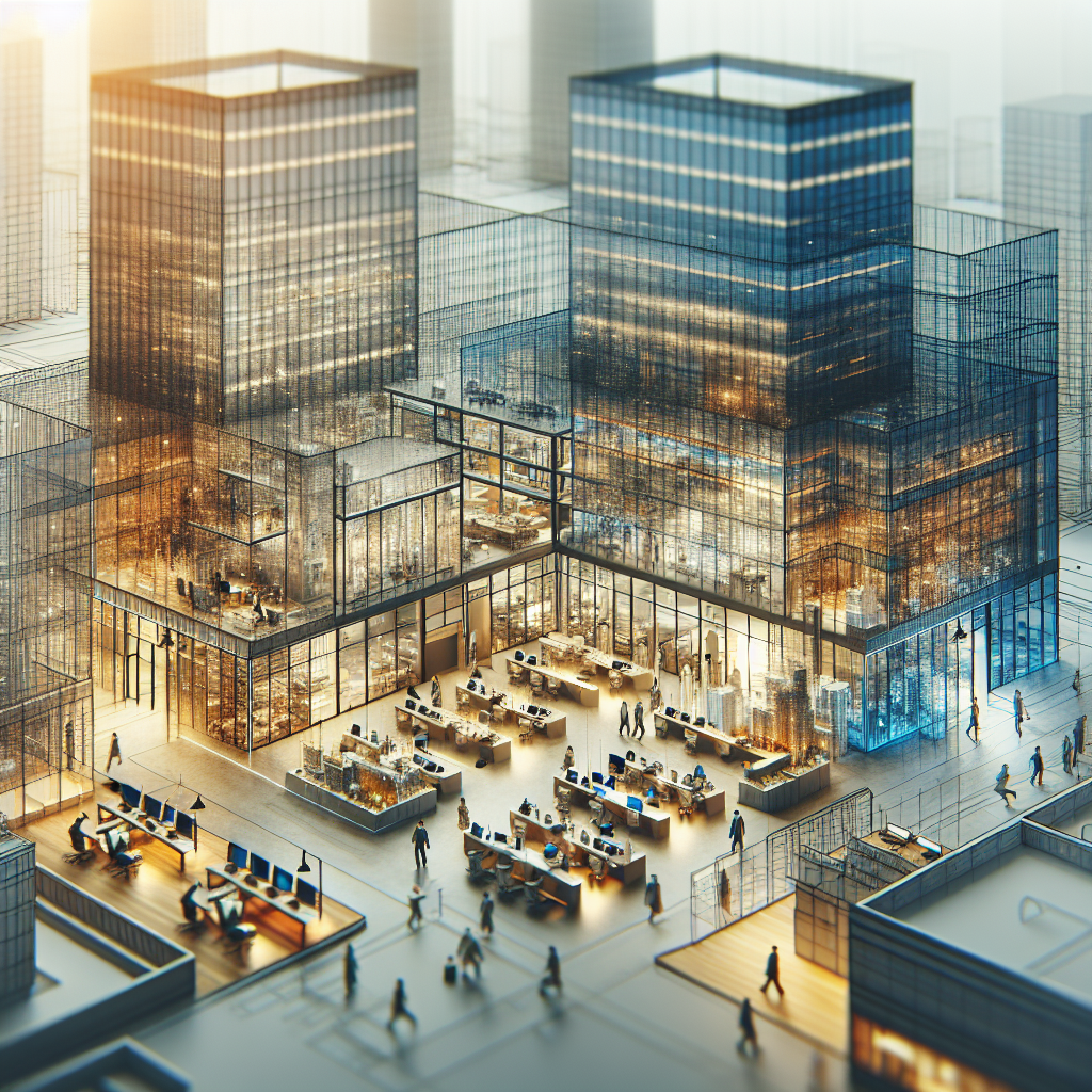 espaço colaborativo escritório