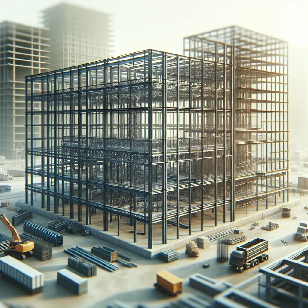 tempo construção steel frame