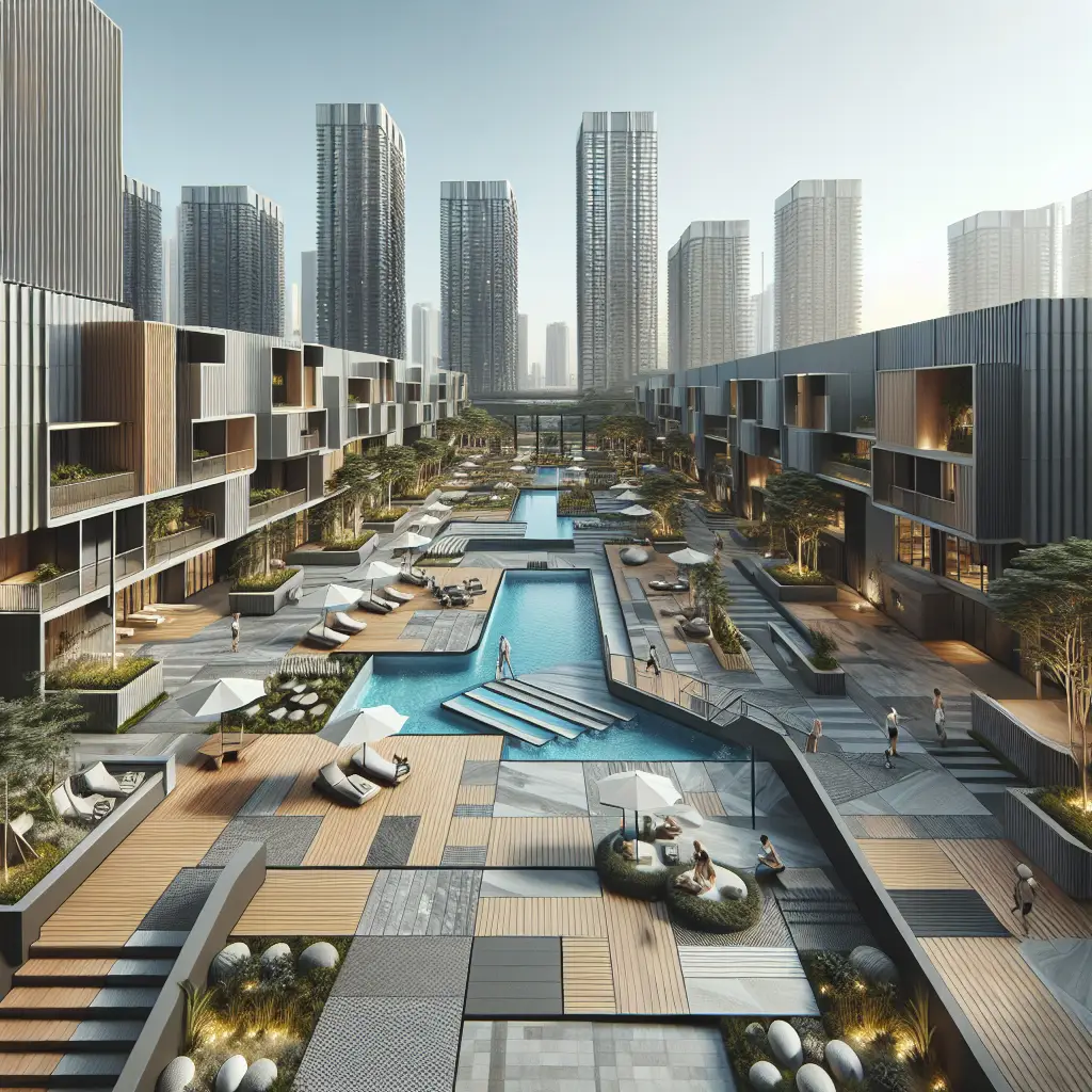 piso resistente área externa