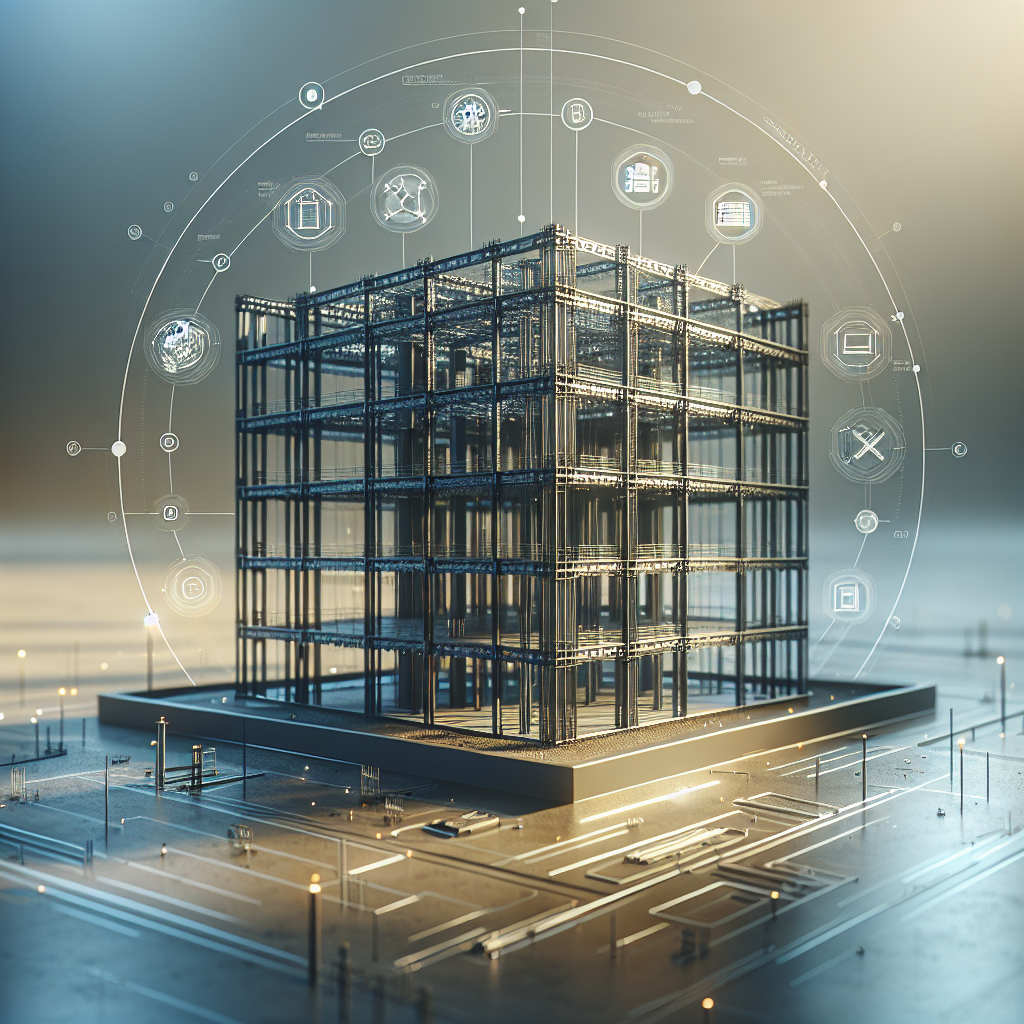 steel frame área de risco sísmico